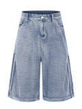 Men's Wide Leg Denim Capris