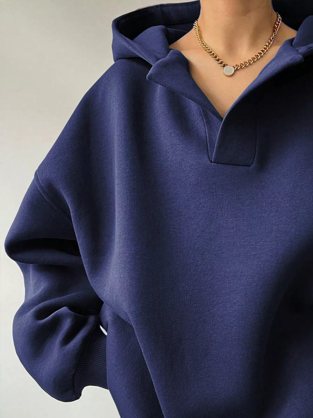 Dropped Shoulder Long Sleeve Sweatshirt