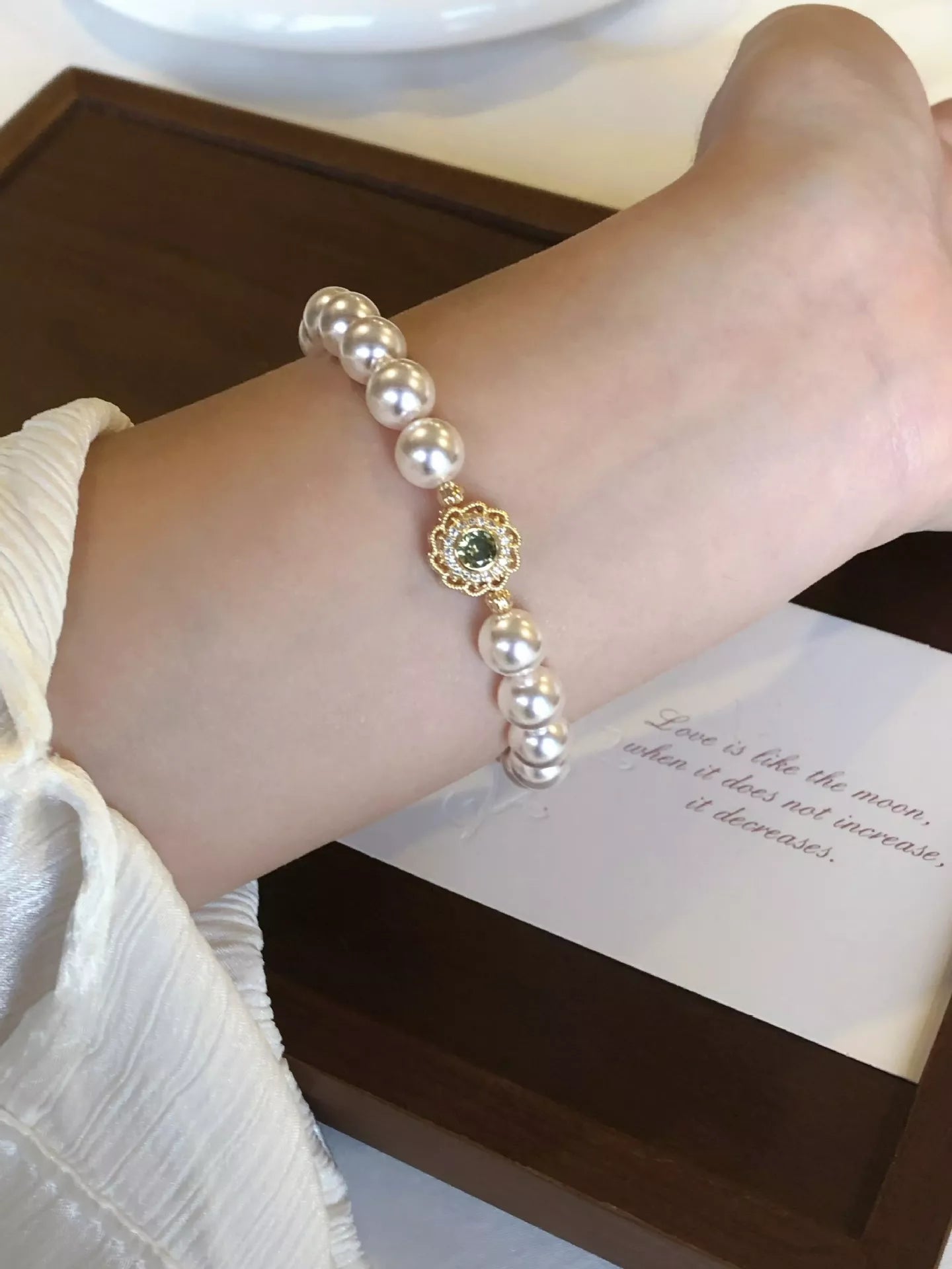 Pearl Flower Bracelet