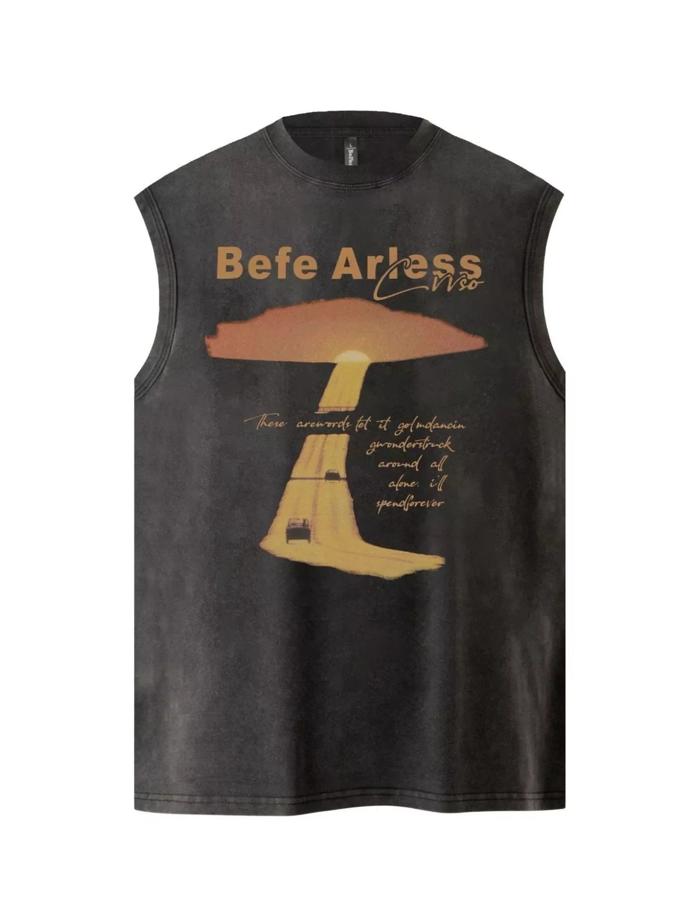 Men's Graphic Round Neck Tank
