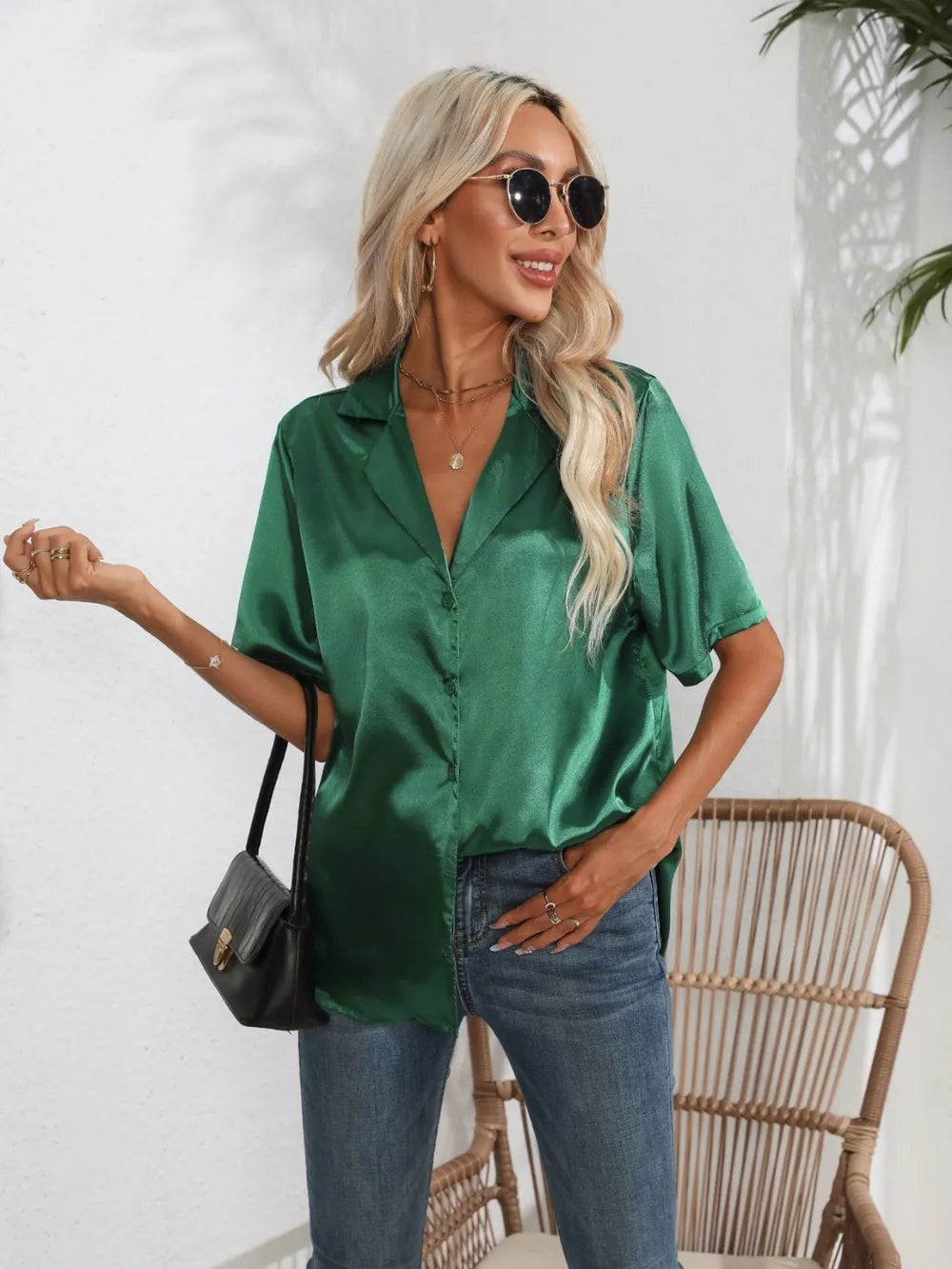 Button Down Short Sleeve Shirt