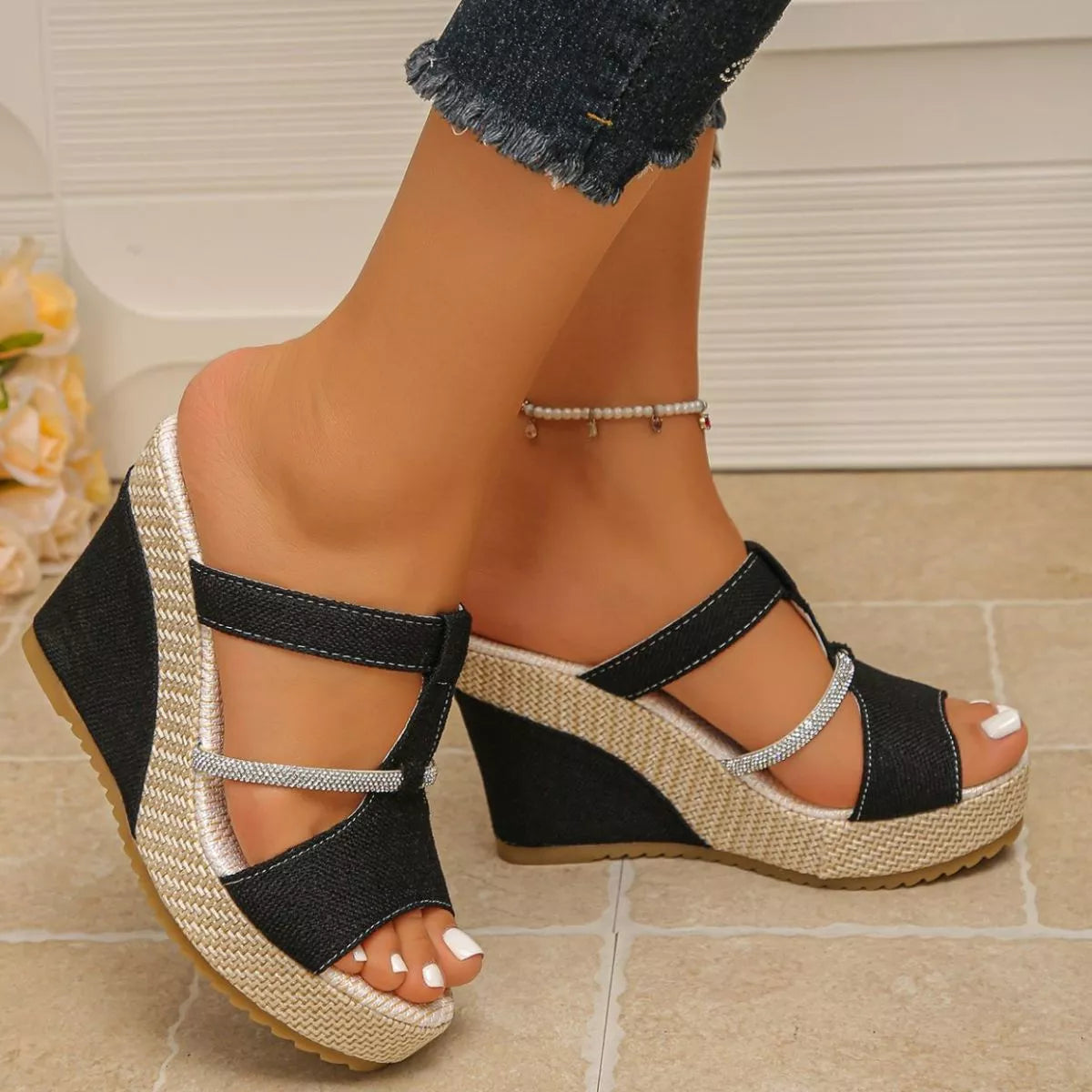 Open Toe Platform Sandals