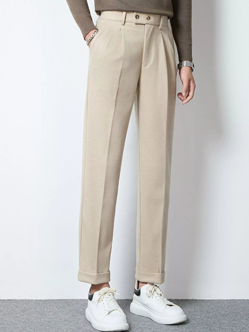 Men's Pleated Dress Pants