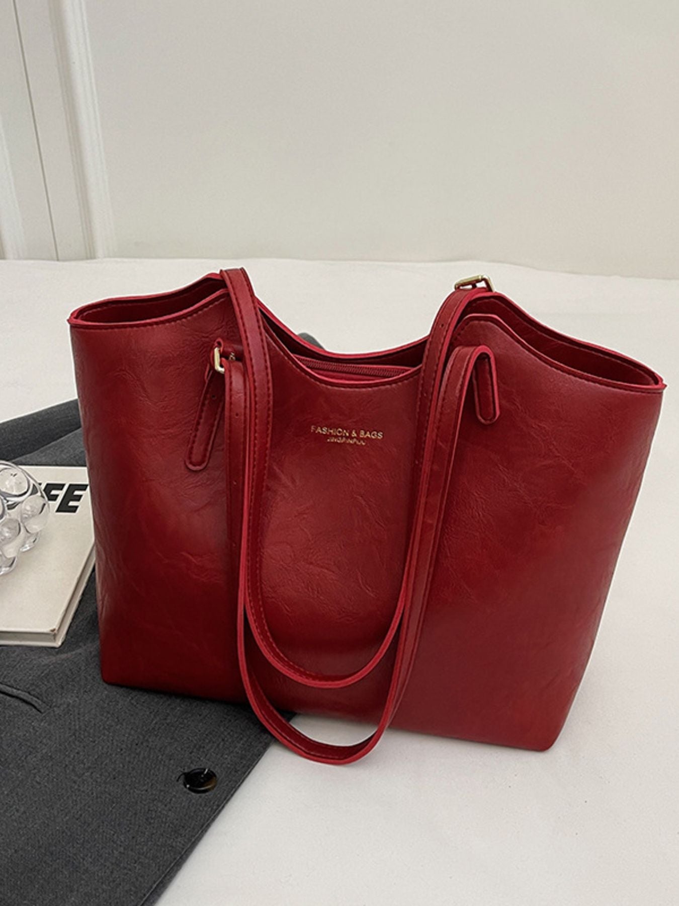 PU Leather Shoulder Bag