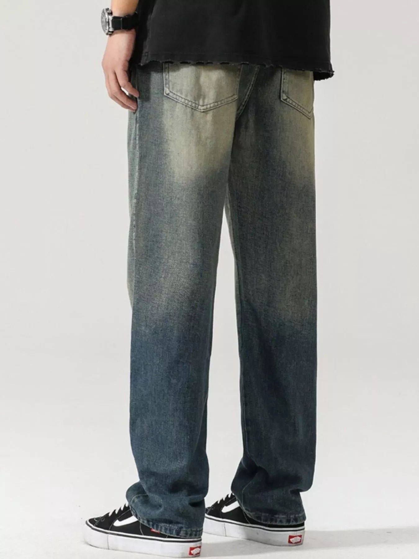 Men's Wide Leg Jeans