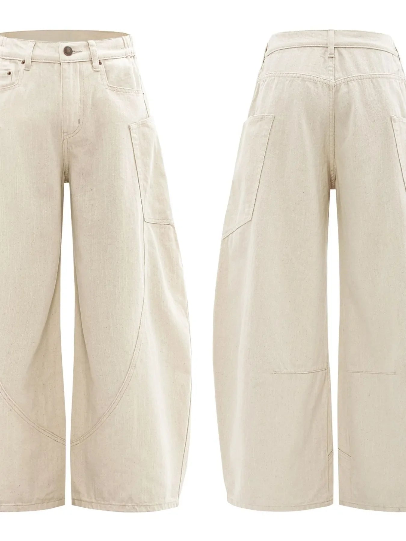 Men's Multi Pocket Curved Jeans