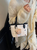 Embroidered Pattern Crossbody Bag