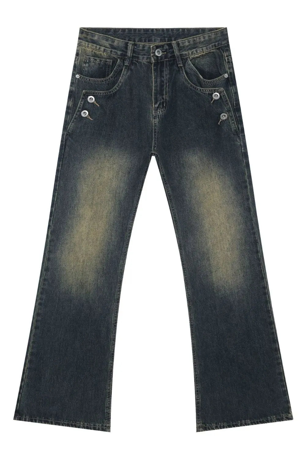 Men's Bootcut Jeans with Pockets