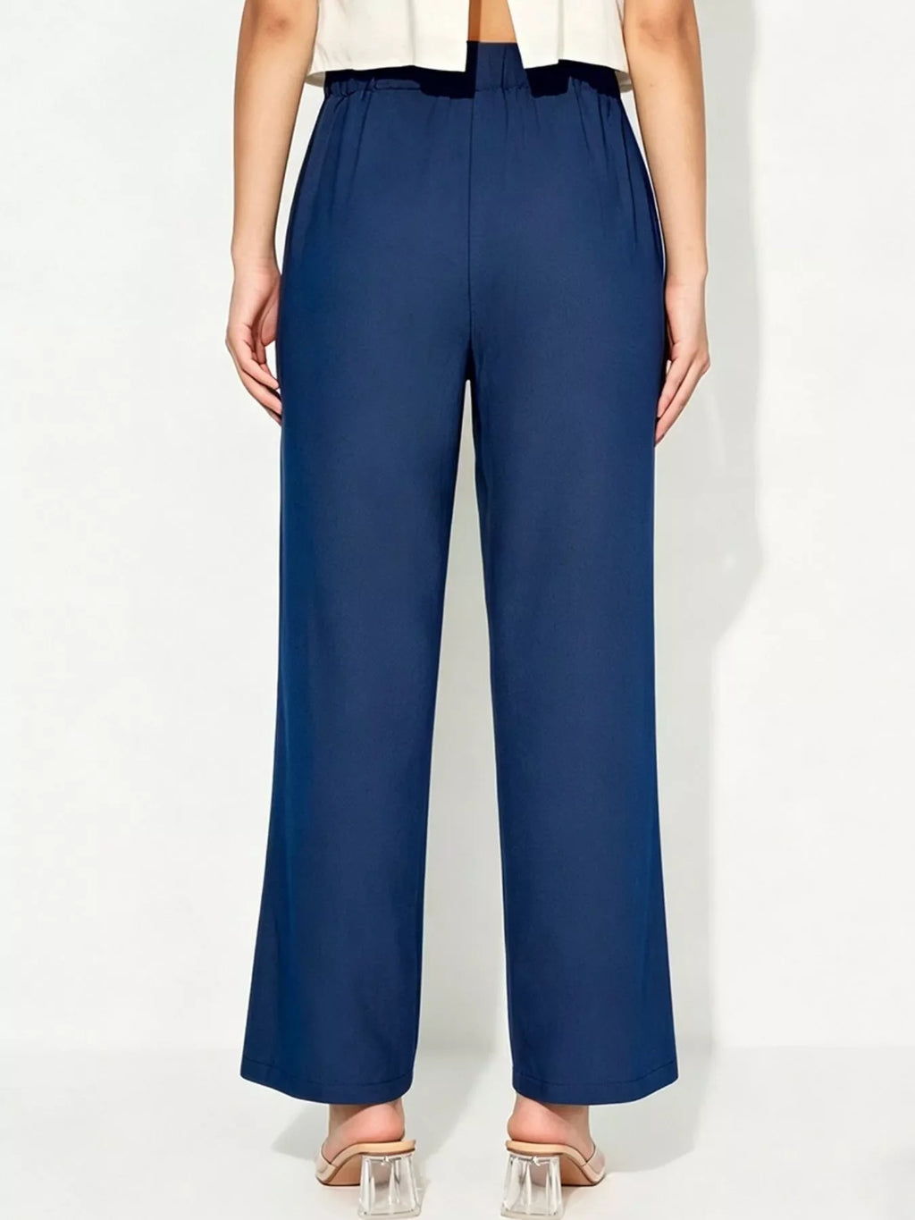 Tied Wide Leg Pants