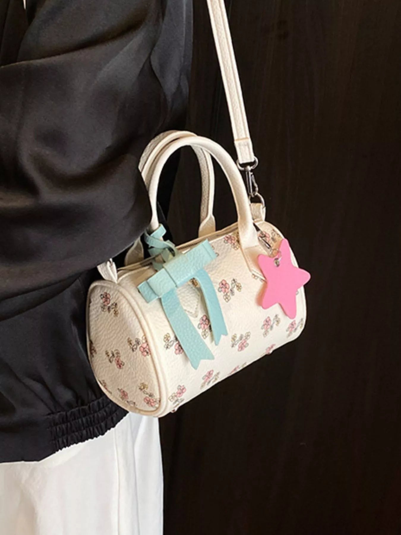 Floral Print Crossbody Bag