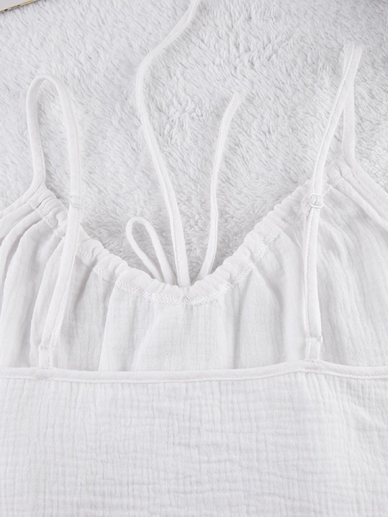Tie Front Relaxed Fit Cami and Shorts Set