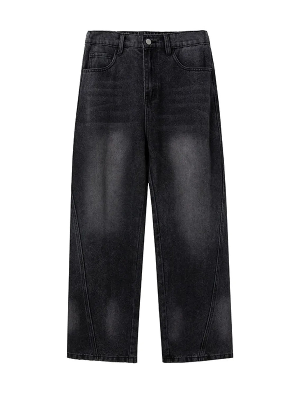 Men's Plus Size Wide Leg Jeans