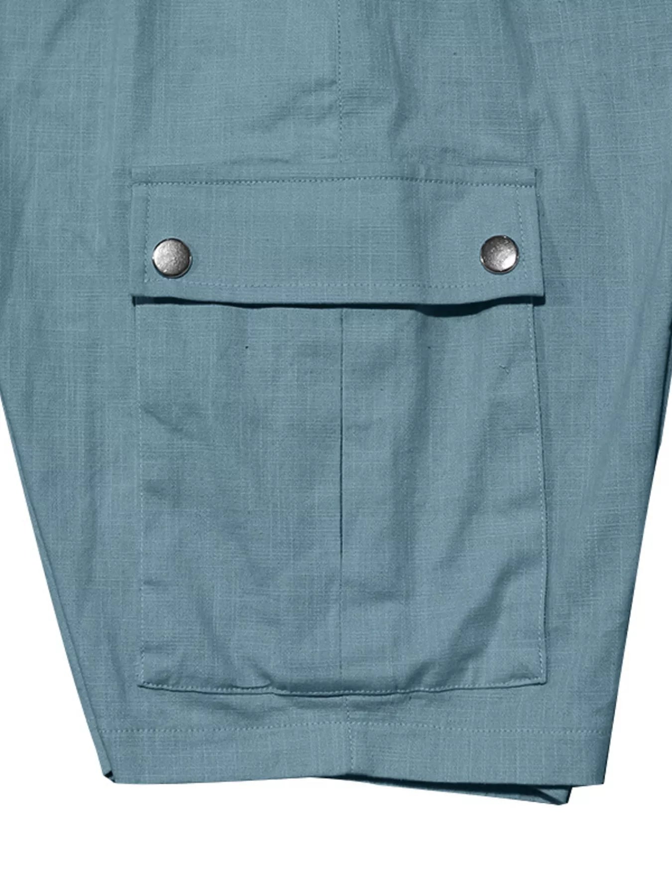 Men's Full Size Drawstring Casual Cargo Shorts Plus Size