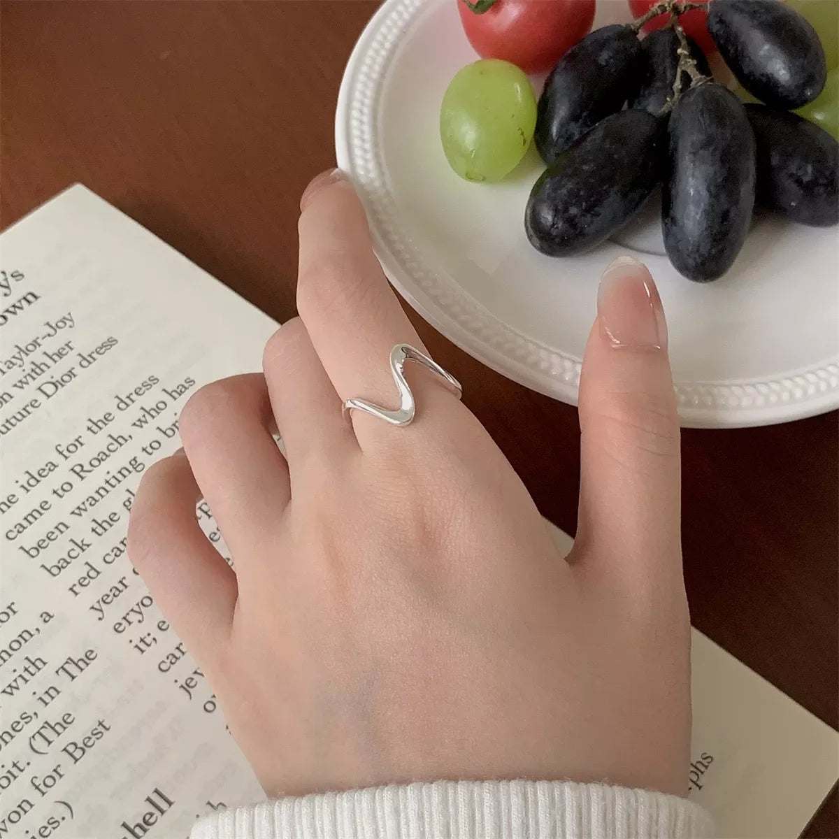 925 Sterling Silver Irregular Ring