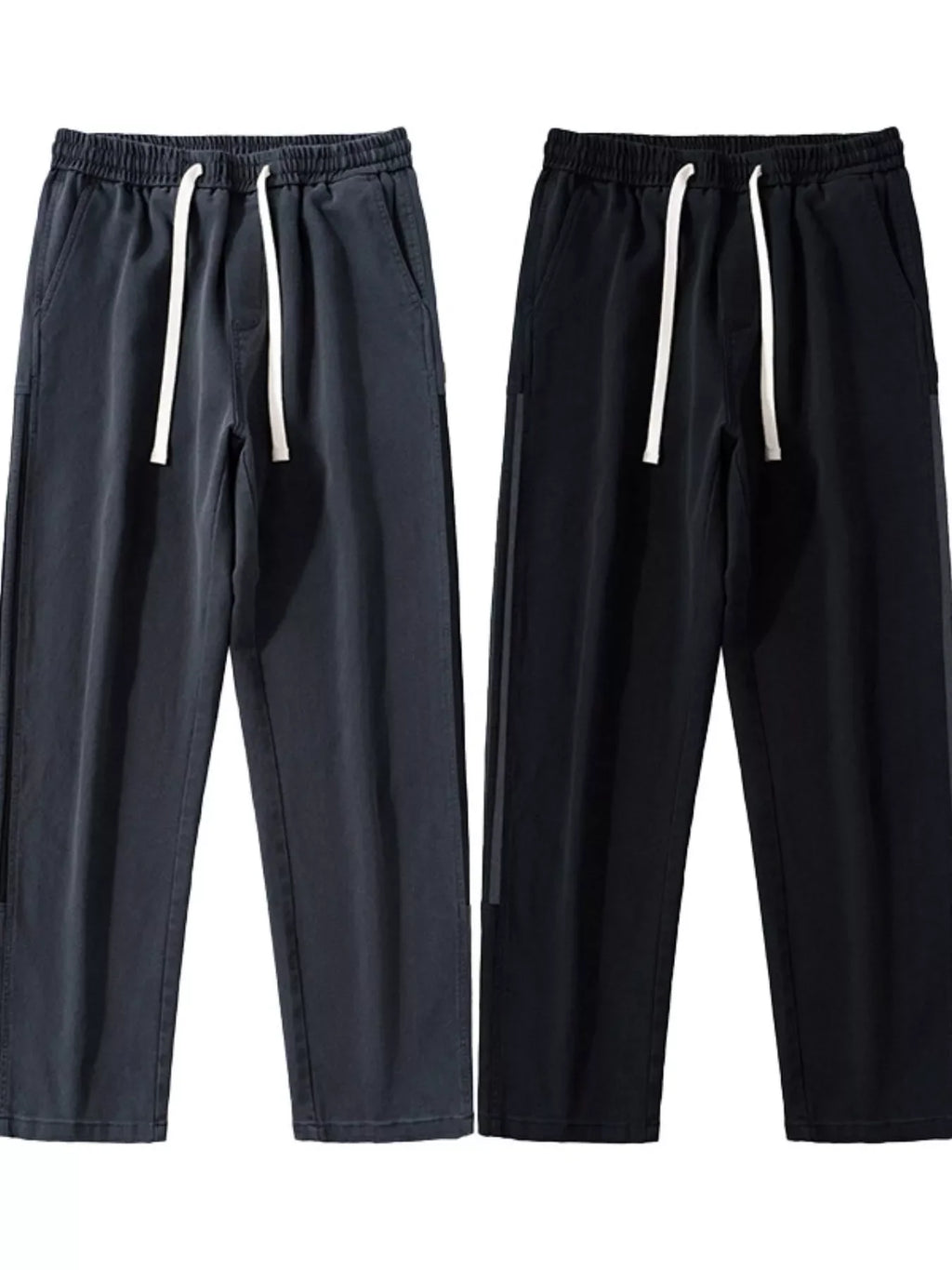 Men's Full Size Loose-Fit Drawstring Casual Pants Plus Size