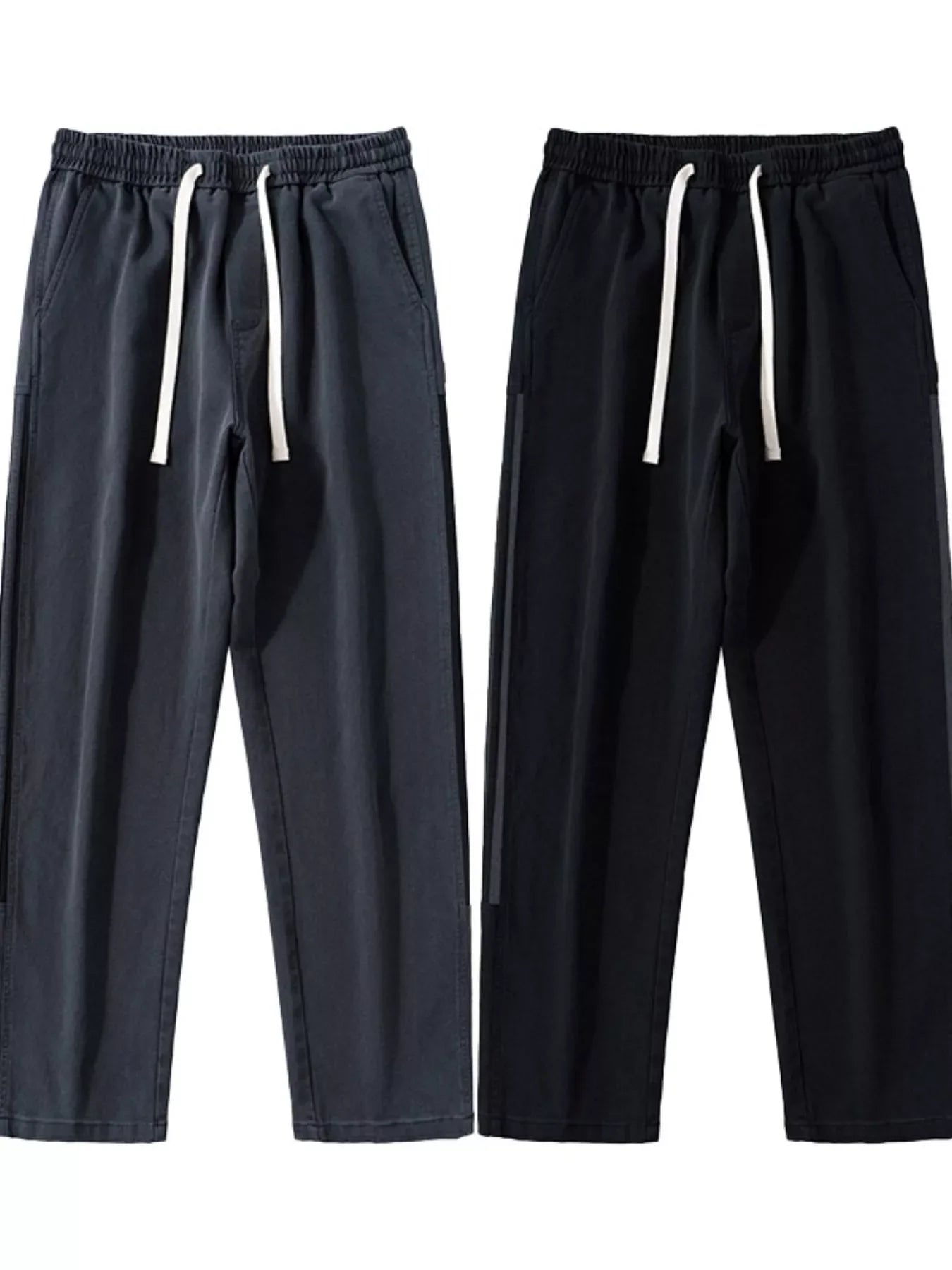 Men's Full Size Loose-Fit Drawstring Casual Pants Plus Size