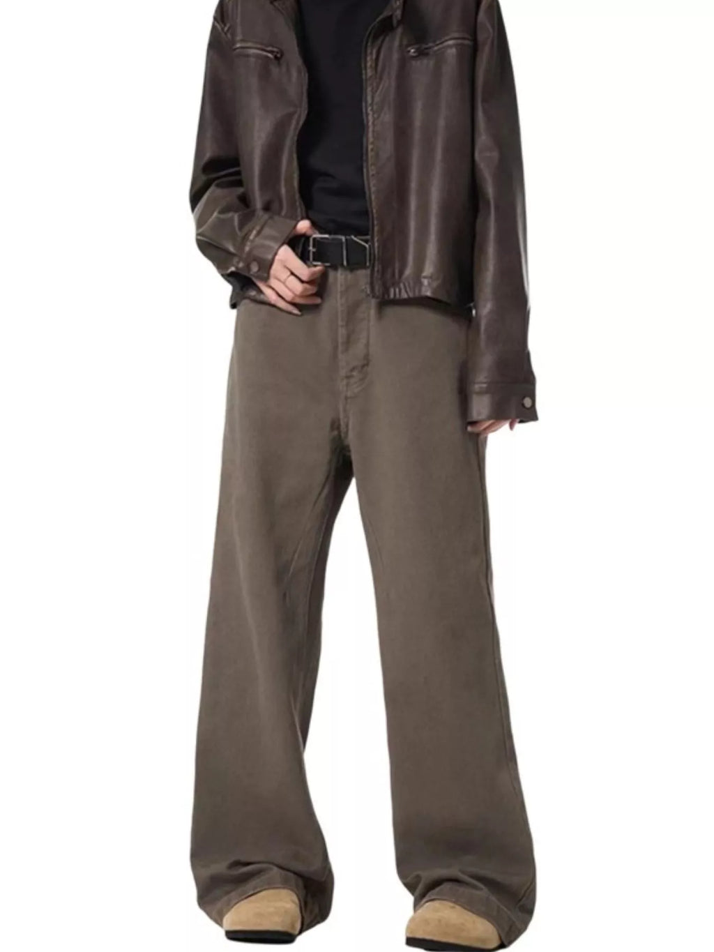 Men's Full Size Wide Leg Jeans Plus Size