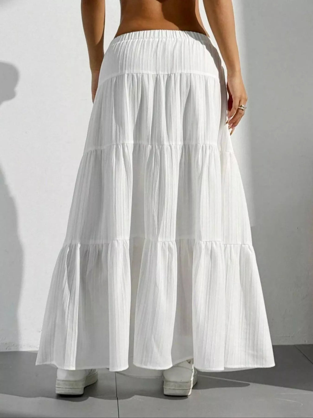 Flowy Tiered Maxi Skirt