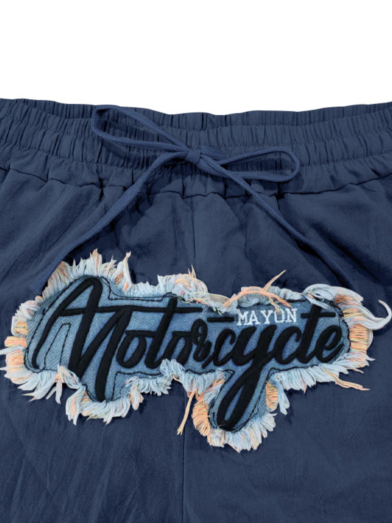 Men's Full Size Drawstring Letter Casual Pants Plus Size