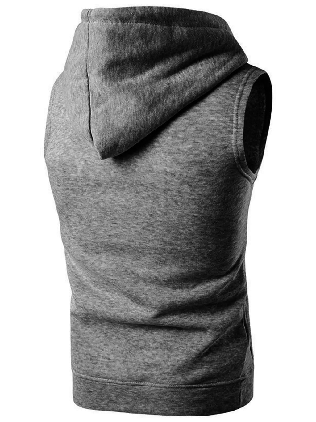 Men's Drawstring Hooded Tank