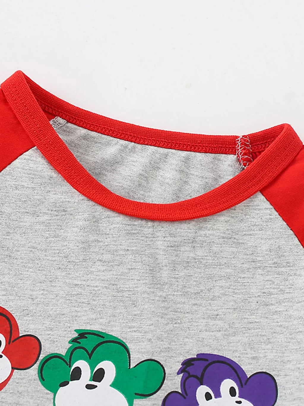 Children's Cute Monkey Tee and Shorts Set