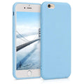 kwmobile Case Compatible with Apple iPhone 6 / 6S Case - Soft Slim Protective TPU Silicone Cover - Dove Blue