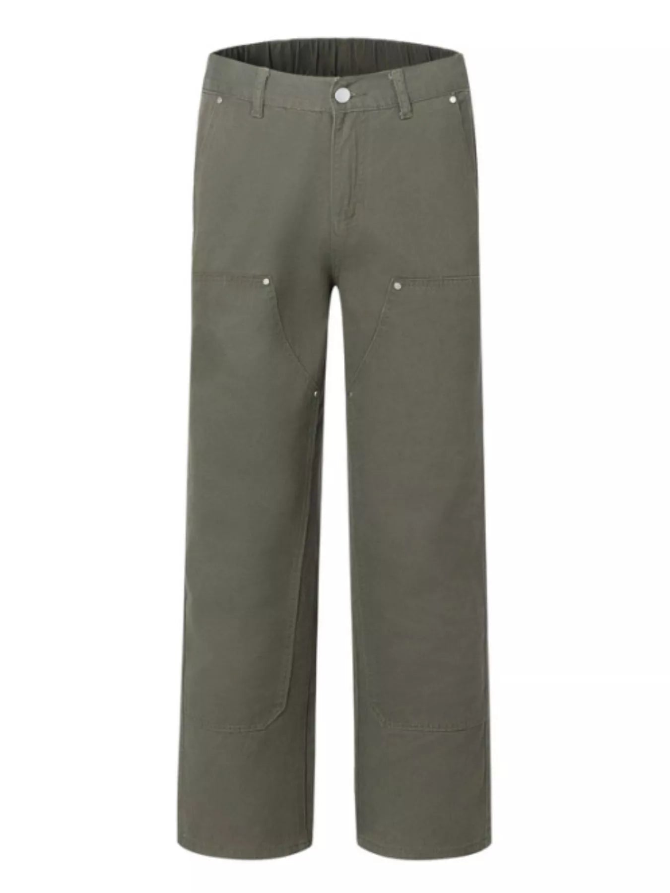 Men's Full Size Wash Wide Leg Jeans Plus Size