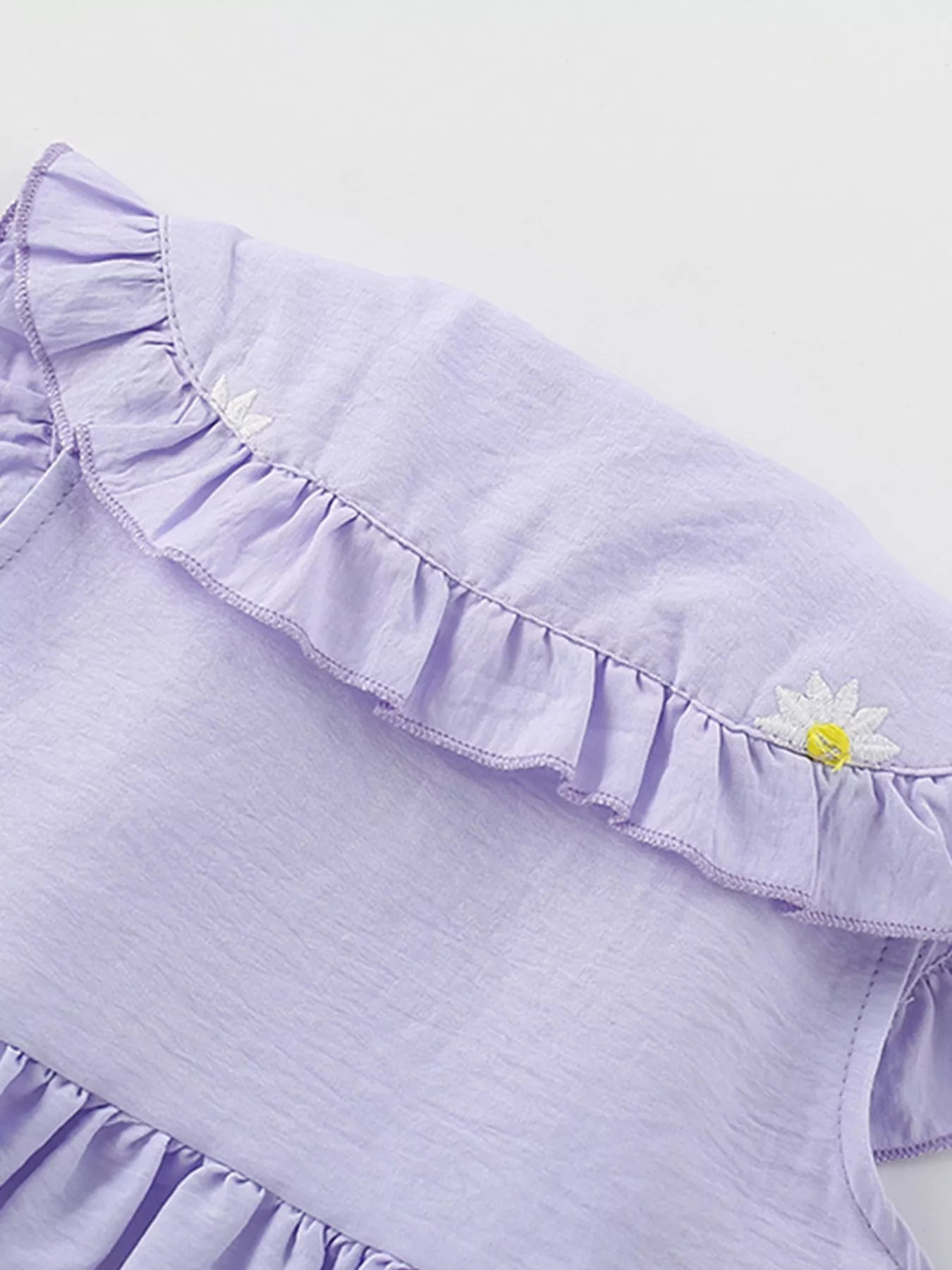 Children's Daisy Peter Pan Collar Sleeveless Dress