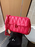 Quilted Chain Strap Crossbody Bag