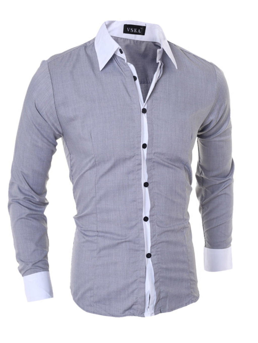 Men's Slim Fit Long Sleeve Shirt