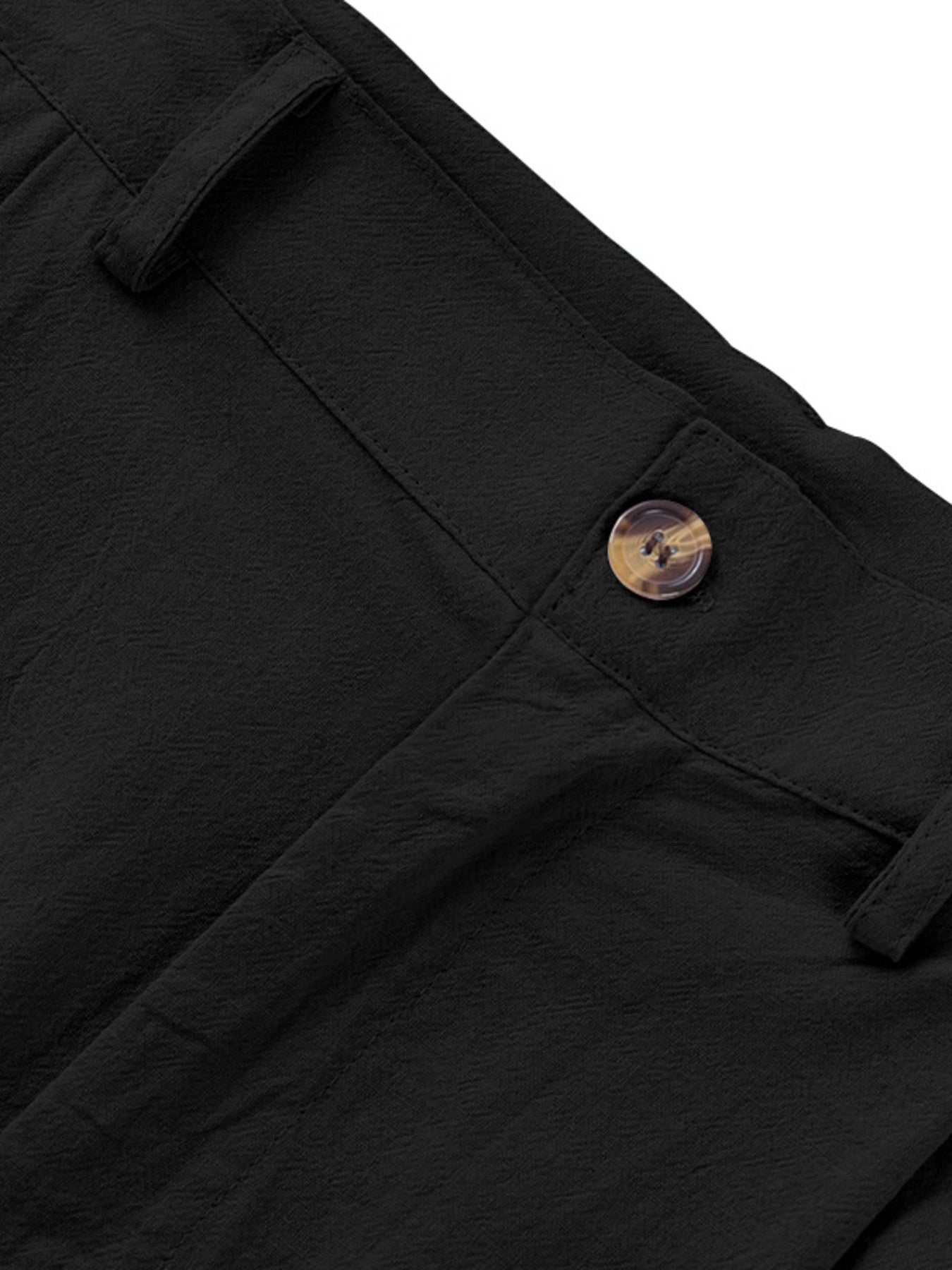 Men's Full Size Relaxed Fit Pleated Pants Plus Size