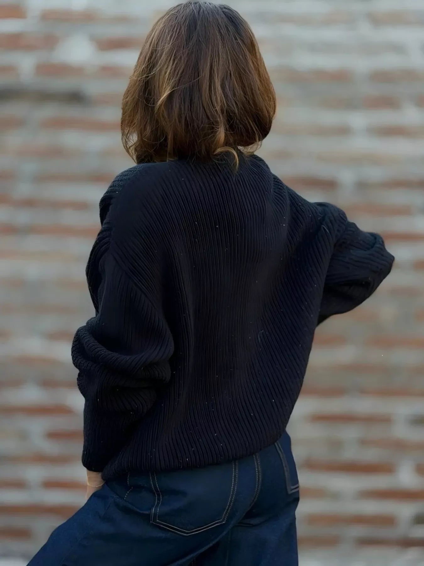 Full Size V-Neck Button-Up Knit Cardigan Plus Size