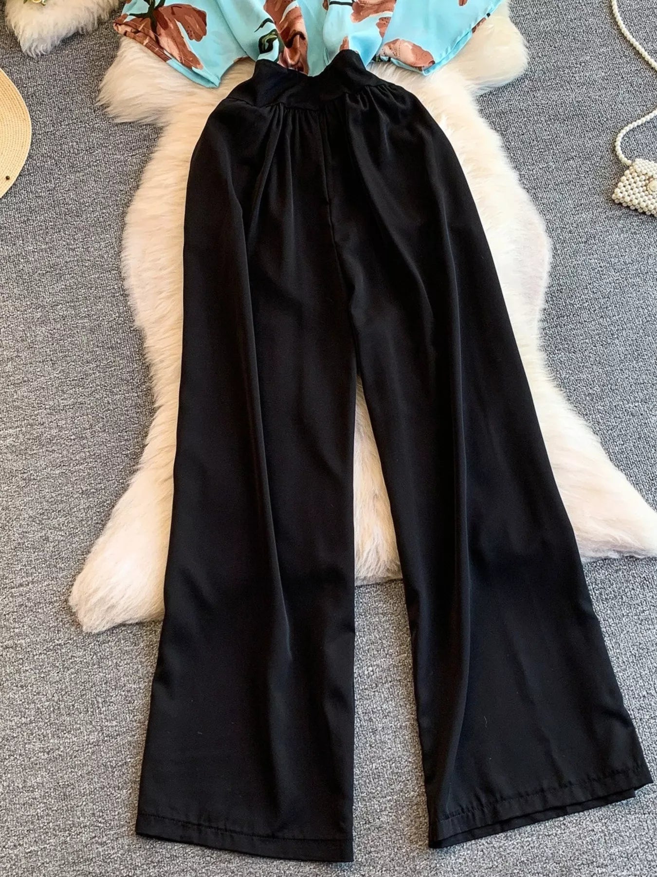 Printed Wide Leg Jumpsuit