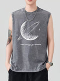 Men's Graphic Round Neck Tank