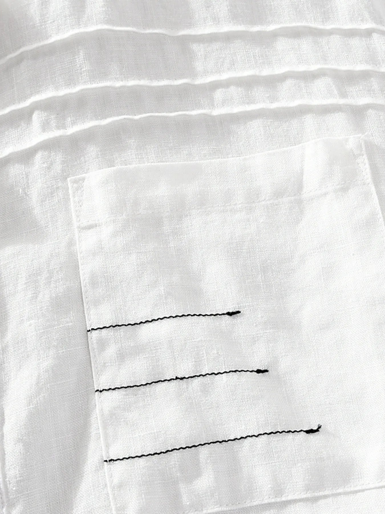 Men's Plus Size Button Detail Half Sleeve Shirt