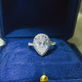 2 Carat Moissanite 925 Sterling Silver Ring