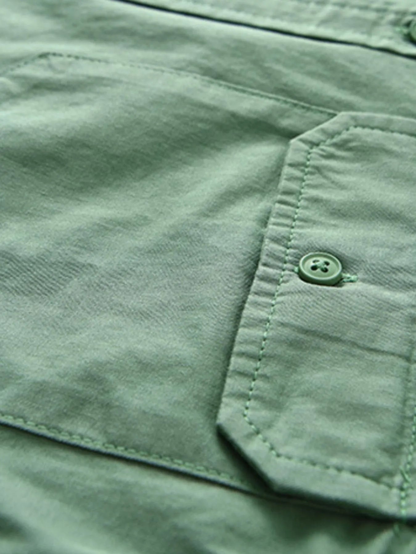 Men's Plus Size Button Up Short Sleeve Shirt