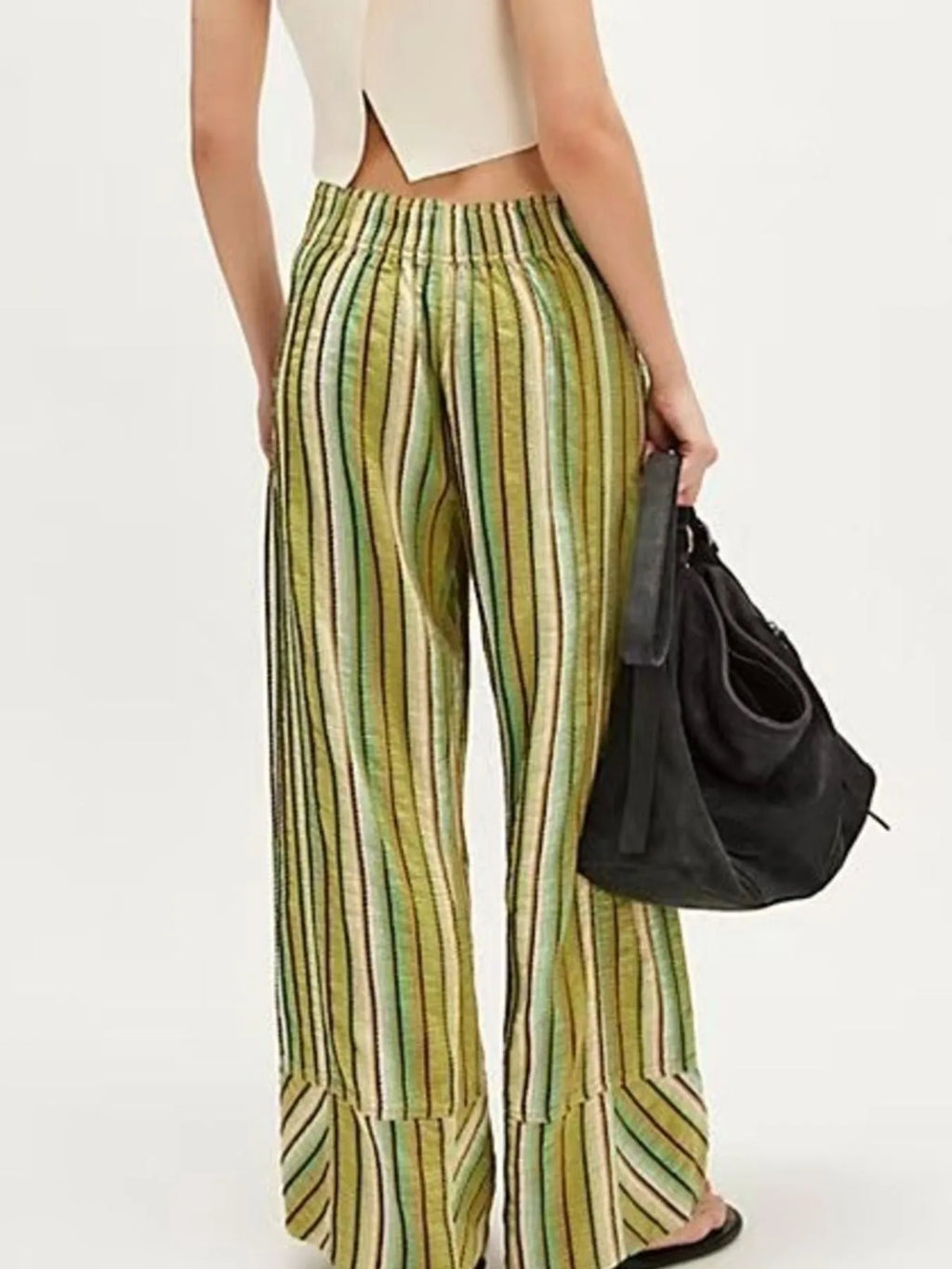 Striped Wide Leg Pants