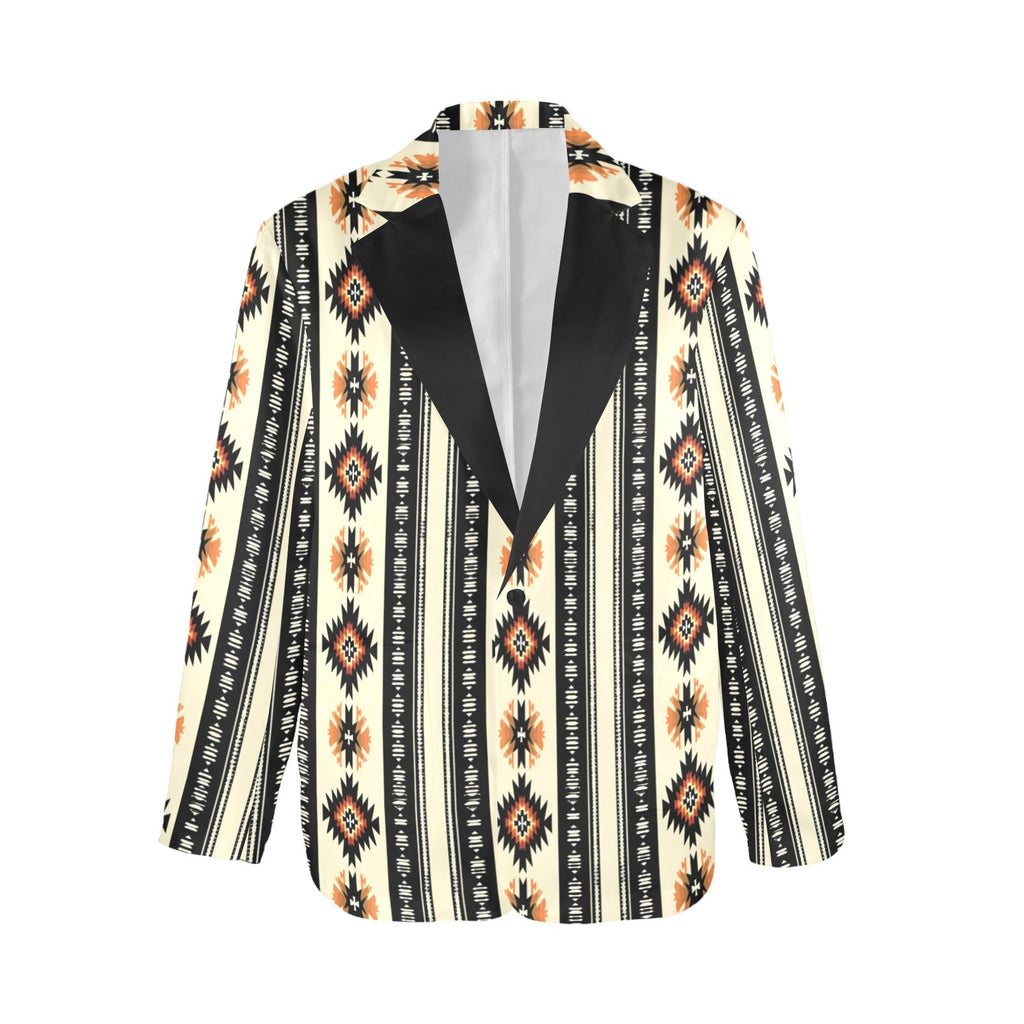Baha Ranch Colores De Mexico Mariachi Aztec Women's Blazer