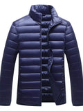 Men's Plus Size Lightweight Zip Up Jacket