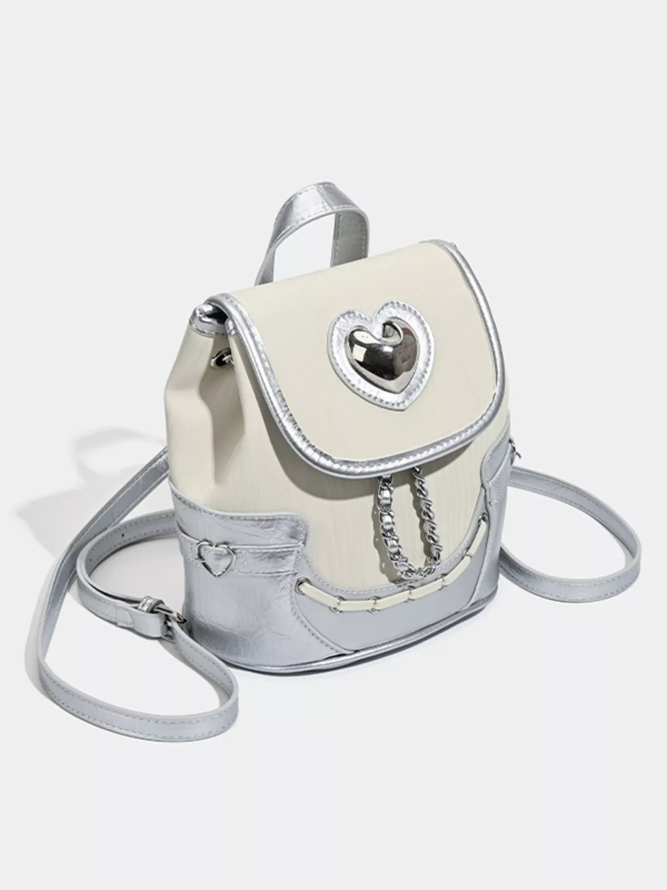 Heart Flap Backpack Bag
