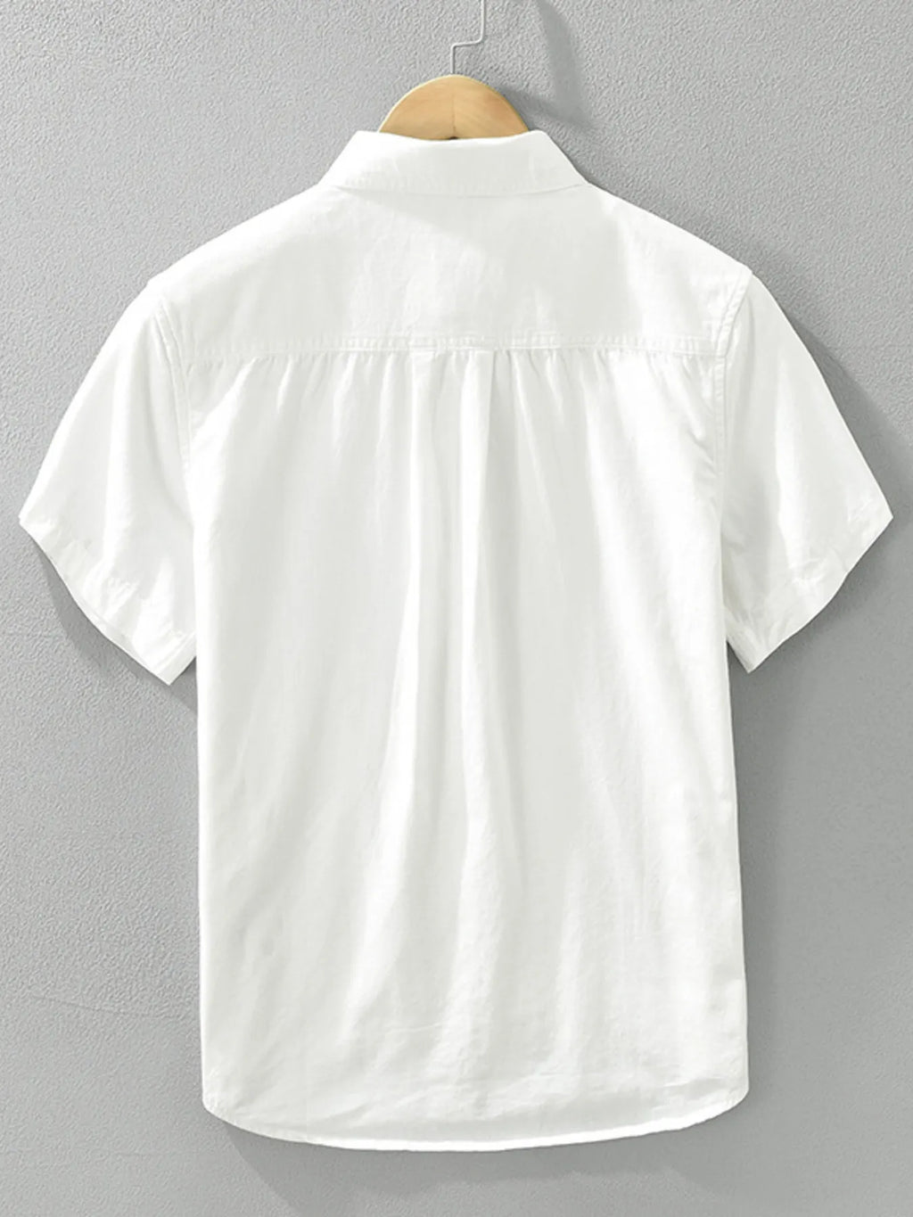 Men's Plus Size Button Up Short Sleeve Shirt