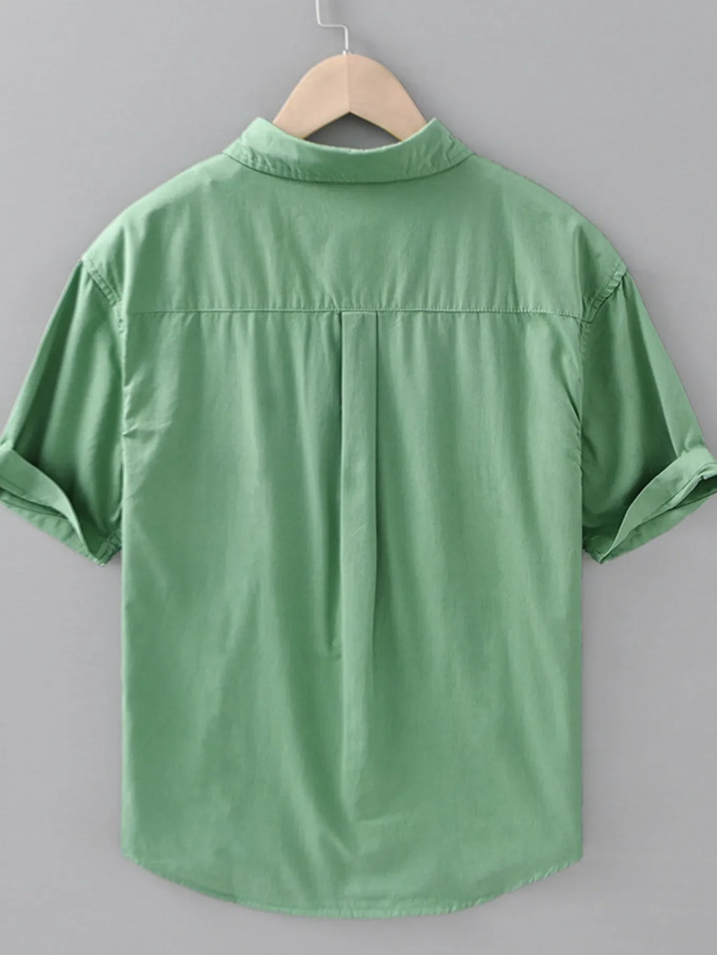 Men's Plus Size Button Up Short Sleeve Shirt