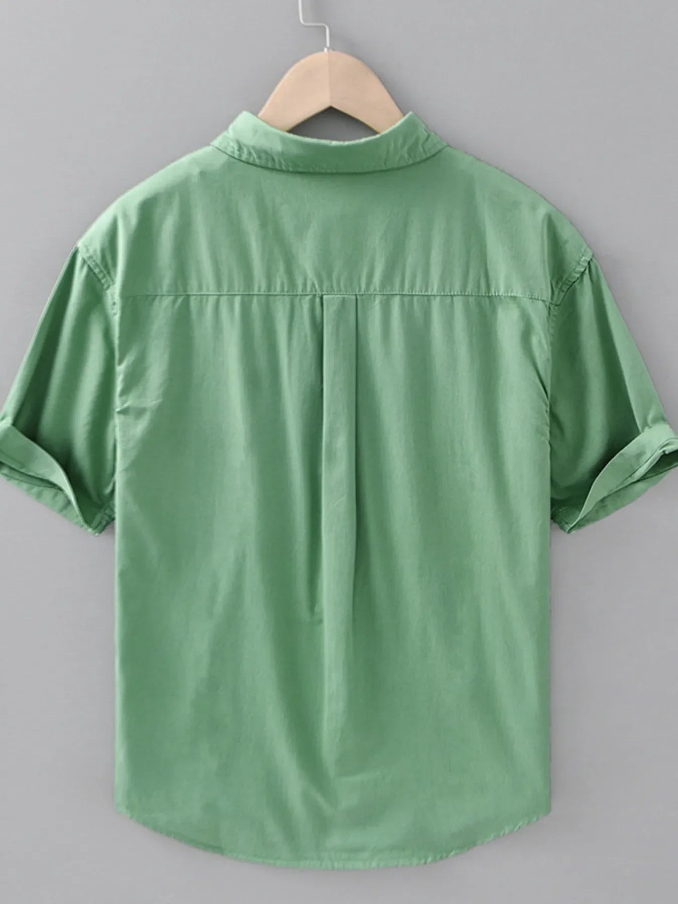 Men's Plus Size Button Up Short Sleeve Shirt
