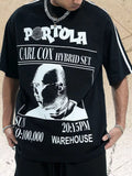 Men's Graphic Round Neck Short Sleeve T-Shirt
