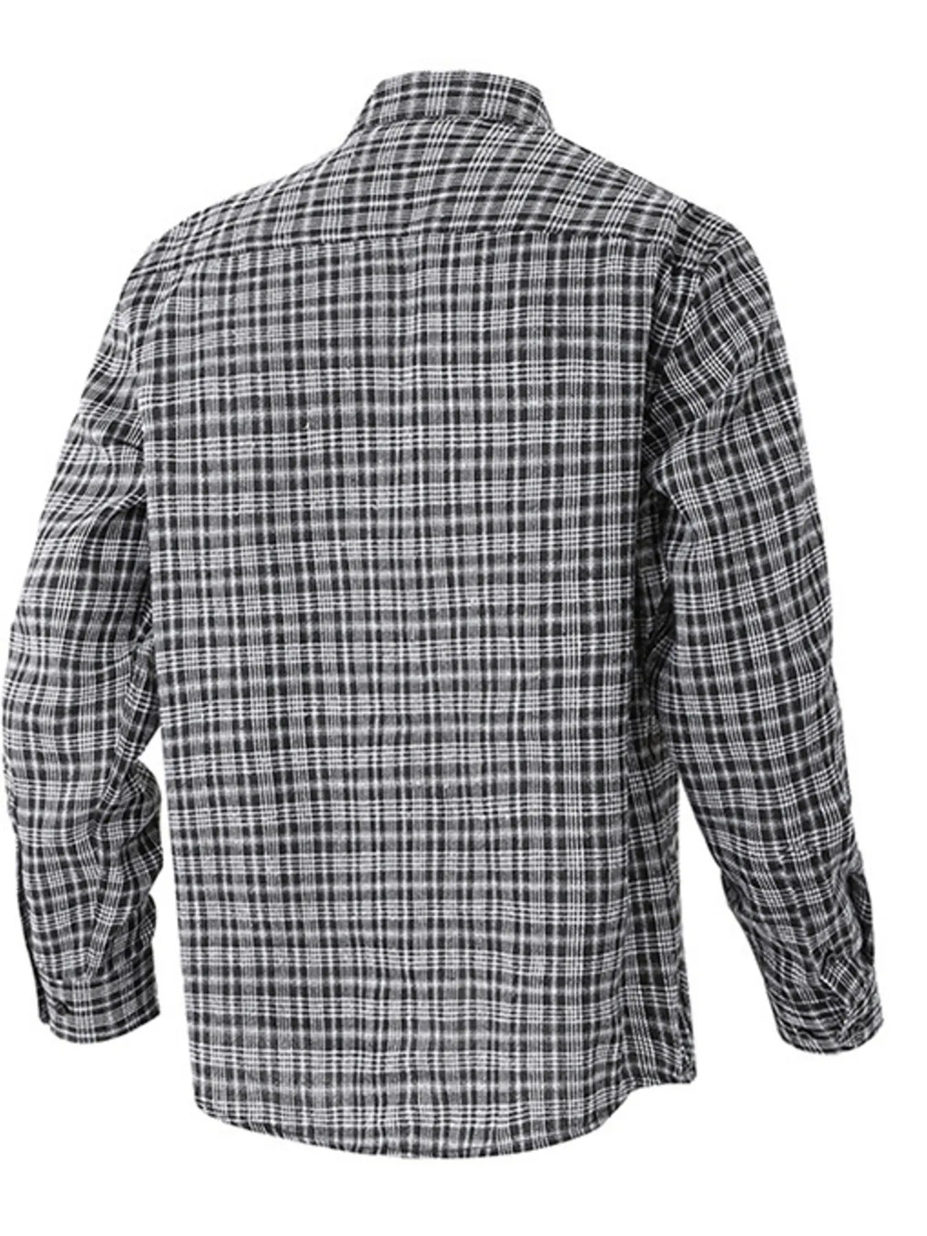 Men's Casual Plaid Long Sleeve Shirt