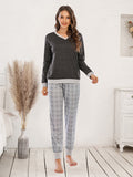 Long Sleeve Top and Polka Dot Pants Set