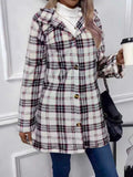Full Size Button-Down Hooded Outerwear Plus Size