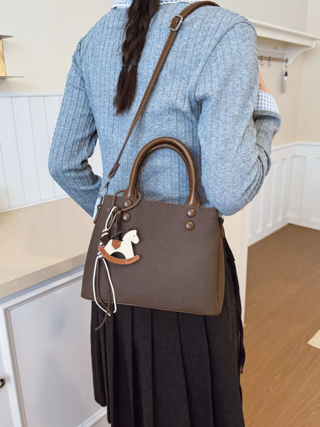 Top Handle Crossbody Bag