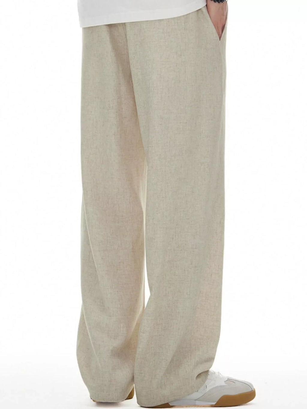 Men's Plus Size Wide Leg Pants